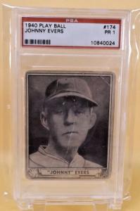 1940 Play Ball Johnny Evers #174 Chicago Cubs