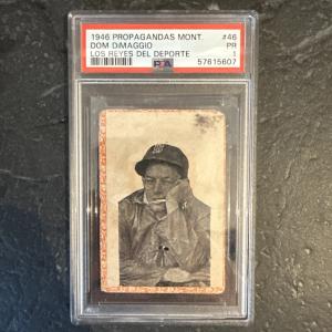 1946 Montiel DiMaggio PSA 1 Sports Card