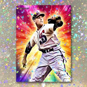 Ted Lyons Signed Holographic Art Card 01/20