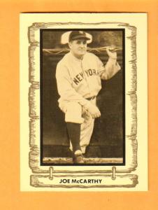 Joe McCarthy Yankees 1980-83 Pacific Legends Card
