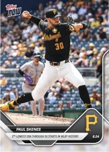 Paul Skenes 2025 Topps NOW Card 603