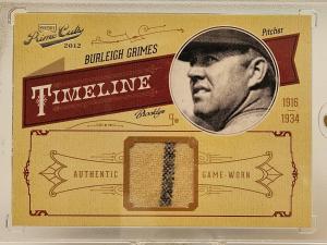 2012 Playoff Prime Cuts Burleigh Grimes Jersey #6