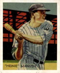 1935 Diamond Stars #30 Heinie Manush Baseball Card
