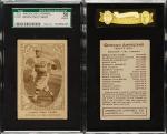 1922 E120 American Caramel Urban Faber White Sox