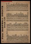 1961 Fleer Baseball Greats #1 Baker, Cobb, Wheat