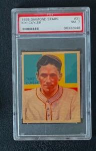 1935 Diamond Stars Kiki Cuyler Chicago Cubs Card