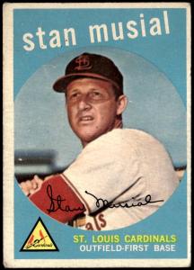 1959 Topps Stan Musial #150 Sports Card