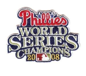 2008 Phillies World Series Patch Sports Card