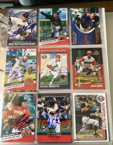 New York Penn League Signed Autographed Cards