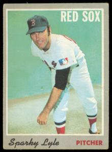 1970 Topps Sparky Lyle Red Sox Card #116