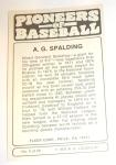 1975 Fleer A.G. Spalding Boston Red Stockings Card