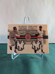 Wade Boggs Joe Torre 2001 Yankees Game Used Cards