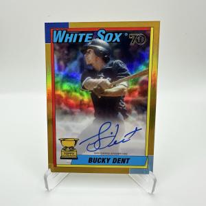2021 Topps Bucky Dent Gold Foil Auto /50