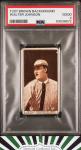 1912 T207 Walter Johnson Brown Background Card