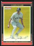 Jason Giambi 2002 Bowman Chrome Gold /50 Card