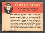 1961 Fleer Baseball Greats Ban Johnson #48