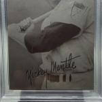 1947 Exhibits Mickey Mantle Name Outline PSA 4