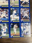 1995 Dodgers DARE LAPD Uncut Perforated Card Set