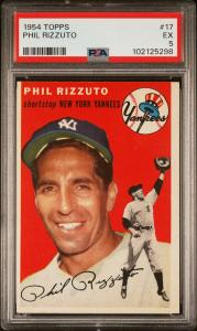 1954 Topps Phil Rizzuto #17 Yankees Card