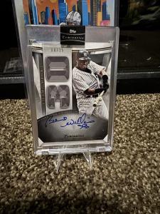 2021 Topps Luminance Bernie Williams Auto /15