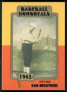 Dan Brouthers 1980-87 SSPC HOF #30b Card