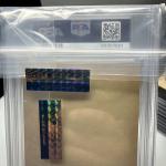 1947 Exhibits Mickey Mantle Name Outline PSA 4