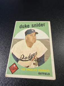 1959 Topps Duke Snider Baseball Card #20