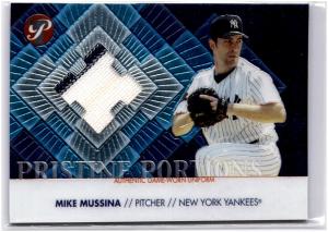2002 Topps Pristine Mike Mussina #/1000 Card