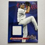 2025 Topps Clayton Kershaw All Star Stitches Card