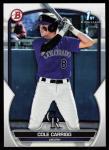 2023 Bowman Draft Cole Carrigg #BD-151 Baseball Card