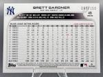 2022 Topps Brett Gardner #49 Yankees /150