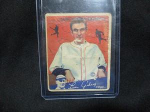 1934 Goudey Carl Hubbell Baseball Card