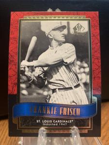 2003 SP Legendary Cuts Frankie Frisch Card