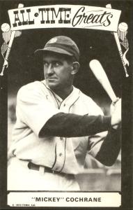 1973-80 TCMA Mickey Cochrane Postcard Card