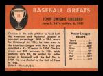 1961 Fleer Jack Chesbro #13 Sport Card