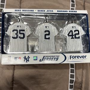 Mariano Rivera, Mike Mussina, Derek Jeter Jerseys