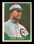 1960 Fleer Frank Chance Baseball Card #50