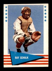 1961 Fleer Ray Schalk Baseball Card #136