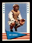 1961 Fleer Ray Schalk Baseball Card #136