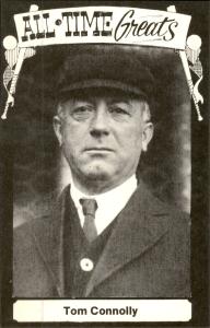 1973-80 TCMA Tommy Connolly All-Time Greats Postcard