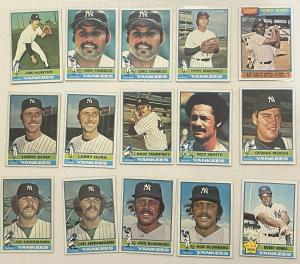 1972-1978 Topps Yankees Baseball Cards - Choose Yours