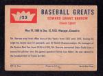 1960 Fleer Ed Barrow Yankees HOF Baseball Card