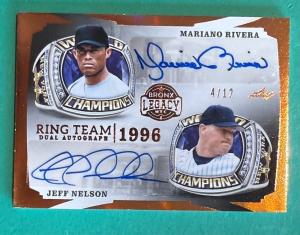 2024 Leaf Bronx Legacy Dual Auto Rivera Nelson /12