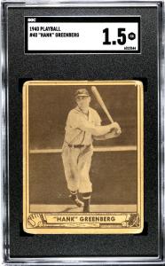 1940 Play Ball Hank Greenberg Card #40