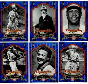 2012 Panini Cooperstown Baseball Blue Crystal Card