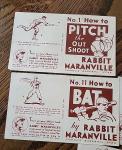 1936 R344 National Chicle Rabbit Maranville Set
