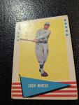1961 Fleer Baseball Greats Zack Wheat HOF Card