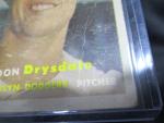 1957 Topps Don Drysdale Rookie Card DODGERS