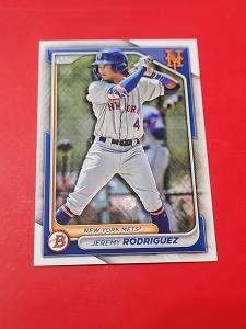 2024 Bowman Draft Jeremy Rodriguez New York Mets Card