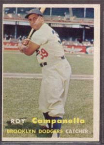 1957 Topps Roy Campanella Card #210